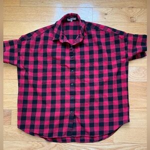Madewell Flannel Courier Shirt buffalo check